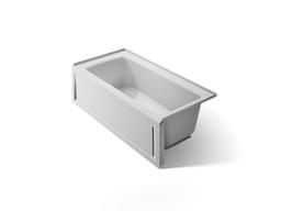 Archer 60'' x 30'' alcove bath with Bask heated surface, right drain - image 1