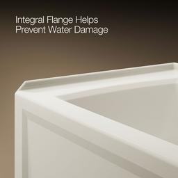 Archer 60'' x 30'' alcove bath with Bask heated surface, right drain - image 9