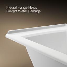 Archer 60'' x 30'' alcove bath with Bask heated surface, right drain - image 9