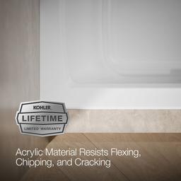 Archer 60'' x 30'' alcove bath with Bask heated surface, right drain - image 10