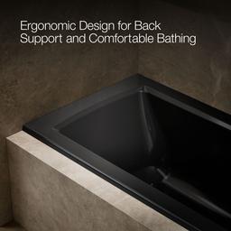 Archer 60'' x 30'' alcove bath with Bask heated surface, right drain - image 8