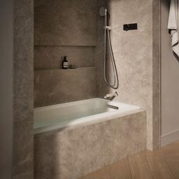 Archer 60'' x 30'' alcove bath with Bask heated surface, right drain - image 2