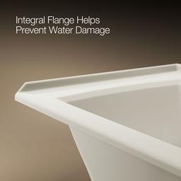 Archer 60'' x 30'' alcove bath with Bask heated surface, right drain - image 9