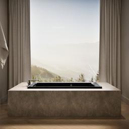 Archer 60'' x 30'' drop-in bath with Bask heated surface - image 4