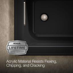 Archer 60'' x 30'' drop-in bath with Bask heated surface - image 9