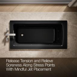 Archer 60'' x 30'' drop-in whirlpool bath - image 6