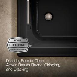 Archer 60'' x 30'' drop-in whirlpool bath - image 7