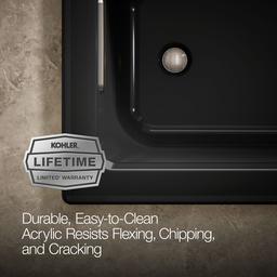 Archer 60'' x 30'' drop-in Heated BubbleMassageE air bath - image 8