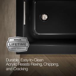 Archer 60'' x 30'' alcove Heated BubbleMassageE air bath, left drain - image 8