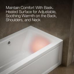 Archer 60'' x 30'' integral apron Heated BubbleMassageE air bath with Bask heated surface and left-hand drain - image 7