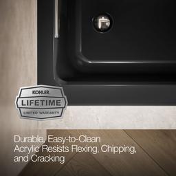 Archer 60'' x 30'' alcove Heated BubbleMassageE air bath, left drain - image 8