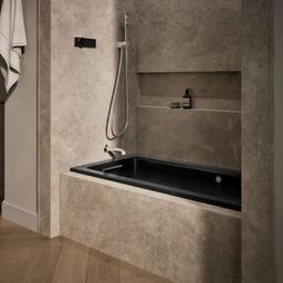 Archer 60'' x 30'' alcove Heated BubbleMassageE air bath with Bask heated surface, left drain - image 2