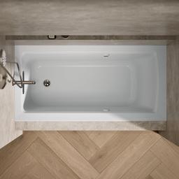 Archer 60'' x 30'' alcove Heated BubbleMassageE air bath with Bask heated surface, left drain - image 6