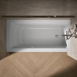 Archer 60'' x 30'' alcove Heated BubbleMassageE air bath, right drain - image 6