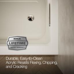 Archer 60'' x 30'' alcove Heated BubbleMassageE air bath, right drain - image 8