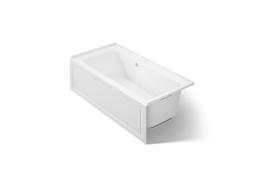 Archer 60'' x 30'' alcove Heated BubbleMassageE air bath with Bask heated surface, right drain - image 1