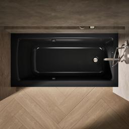 Archer 60'' x 30'' alcove Heated BubbleMassageE air bath with Bask heated surface, right drain - image 6