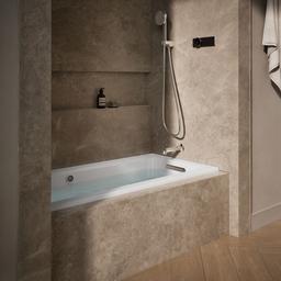 Archer 60'' x 30'' alcove Heated BubbleMassageE air bath, right drain - image 2