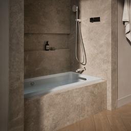 Archer 60'' x 30'' alcove Heated BubbleMassageE air bath, right drain - image 2