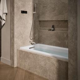 Archer 60'' x 30'' alcove heated whirlpool bath, left drain - image 2