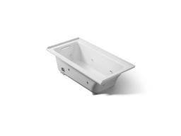 Archer 60'' x 30'' alcove heated whirlpool bath, left drain - image 1