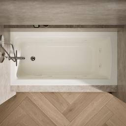 Archer 60'' x 30'' alcove heated whirlpool bath, left drain - image 6