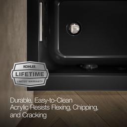 Archer 60'' x 30'' alcove heated whirlpool bath, left drain - image 7