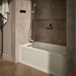 Archer 60'' x 30'' alcove heated whirlpool bath, left drain - image 2