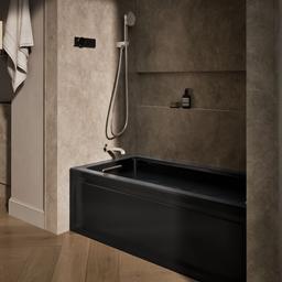 Archer 60'' x 30'' alcove whirlpool bath with Bask heated surface, left drain - image 2