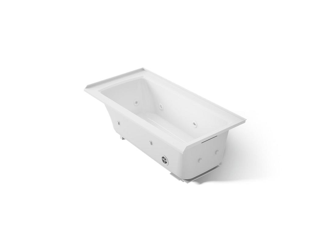 Archer 60'' x 30'' alcove heated whirlpool bath, right drain by Kohler