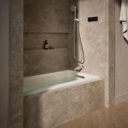 Archer 60'' x 30'' alcove heated whirlpool bath, right drain - image 2