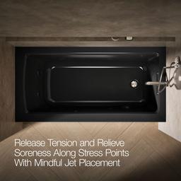 Archer 60'' x 30'' alcove whirlpool bath, right drain - image 6