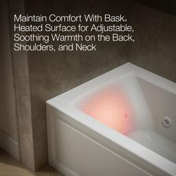 Archer 60'' x 30'' alcove whirlpool bath with Bask heated surface, right drain - image 7