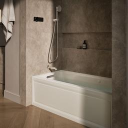 Archer 60'' x 30'' alcove Heated BubbleMassageE air bath and whirlpool, left drain - image 2