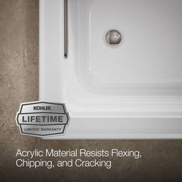 Archer 66'' x 32'' drop-in bath - image 9