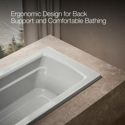 Archer 66'' x 32'' drop-in bath - image 7