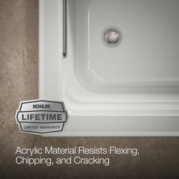 Archer 66'' x 32'' drop-in bath - image 9