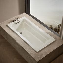 Archer 66'' x 32'' drop-in bath - image 2
