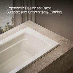 Archer 66'' x 32'' drop-in bath - image 7