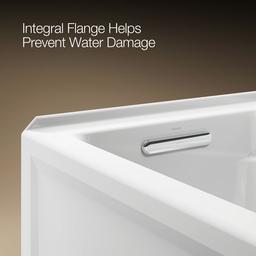 Archer 66'' x 32'' alcove bath, left drain - image 9