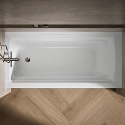 Archer 66'' x 32'' alcove bath, left drain - image 7