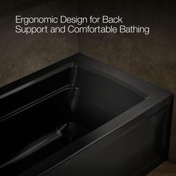 Archer 66'' x 32'' alcove bath, left drain - image 8