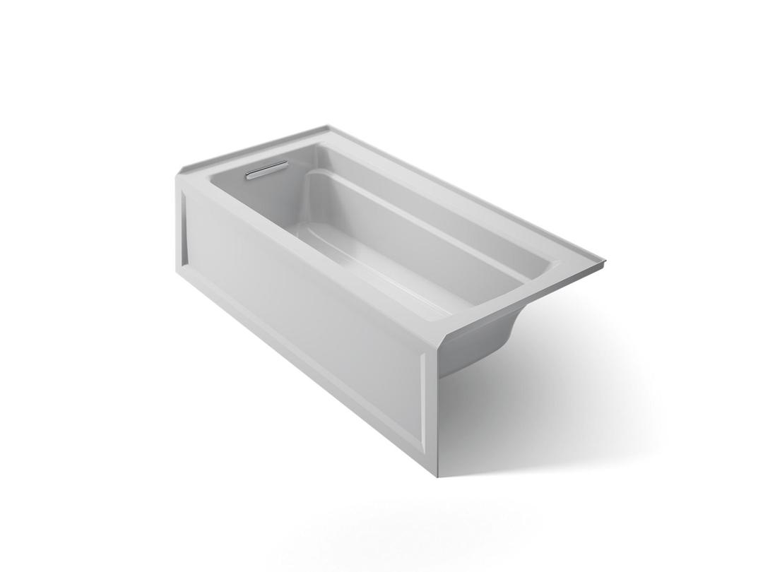Archer 66'' x 32'' alcove bath, left drain by Kohler