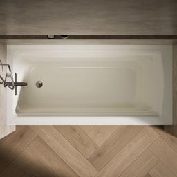 Archer 66'' x 32'' alcove bath, left drain - image 7
