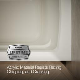 Archer 66'' x 32'' alcove bath, left drain - image 10