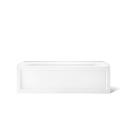 Archer 66'' x 32'' alcove bath with Bask heated surface, left drain - image 12