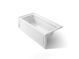 Archer 66'' x 32'' alcove bath with Bask heated surface, left drain - image 1