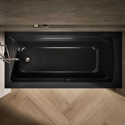 Archer 66'' x 32'' alcove bath with Bask heated surface, left drain - image 7