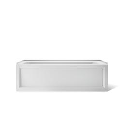Archer 66'' x 32'' alcove bath with Bask heated surface, left drain - image 12