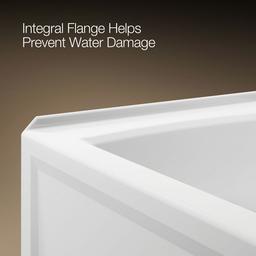 Archer 66'' x 32'' alcove bath, right drain - image 9